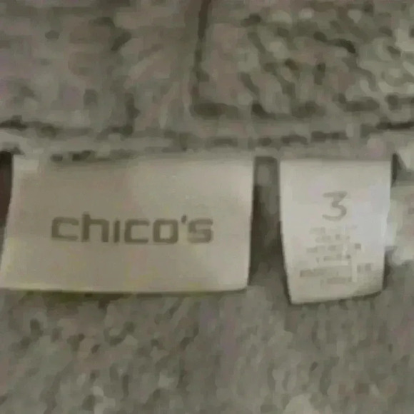 Chico’s Faux Suede & Fur Shawl Vest - Picture 4 of 7